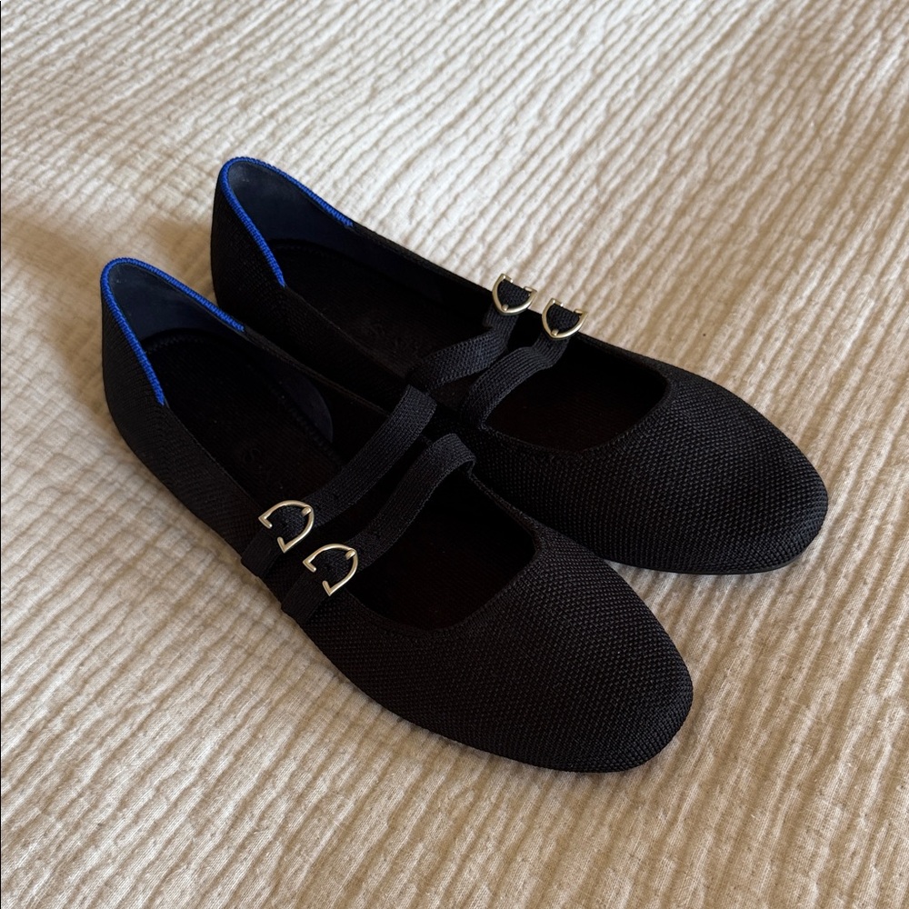 Rothy’s Black Women's Slip-On Mary Jane’s